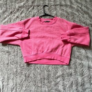 Zara Cropped Crew Neck